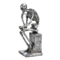 "The Thinker" Skeleton Statue